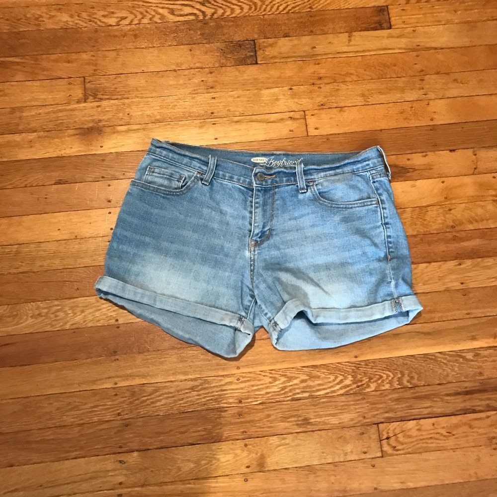 Old Navy boyfriend jean shorts
